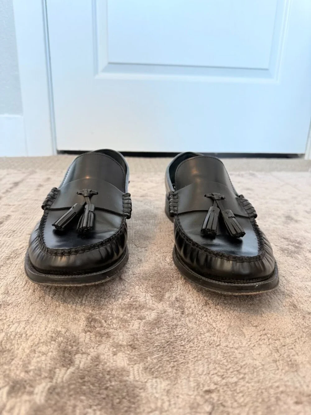 Paul Smith Tassel Loafers in Black Leather (Size EU 42 | US 9)